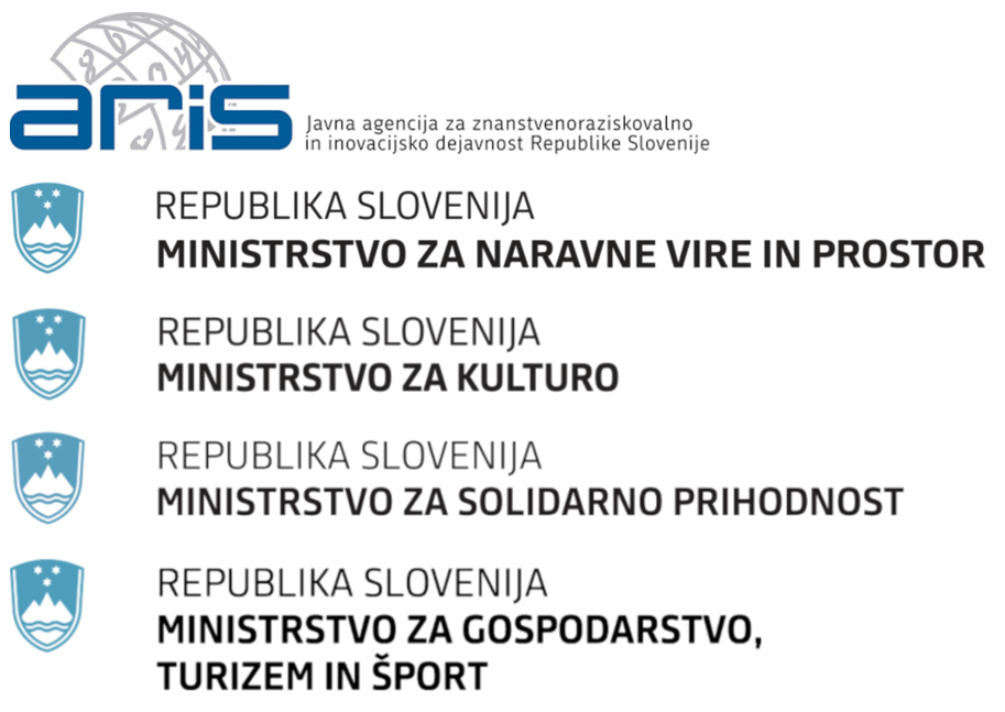 Logotipi zgoraj navedenih organizacij