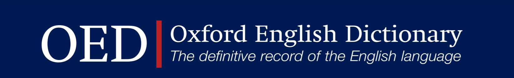 Oxford English Dictionary (OED)