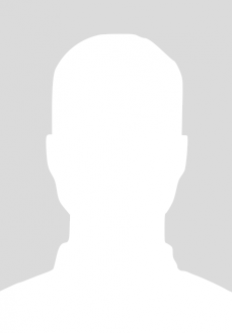 Default profile image: white silhouette of a person's head and shoulders on a grey background.
