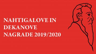 Nahtigalove in dekanove nagrade 2019/2020