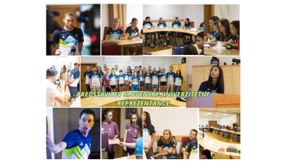 Predstavitev univerzitetne reprezentance je potekala 18. 7. 2023 na Ministrstvu za gospodarstvo, šport in turizem v Ljubljani. (Foto: Slovenska univerzitetna športna zveza - SUSA)