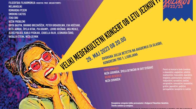 Veliki medfakultetni koncert ob Letu jezikov