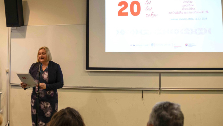 izr. prof. dr. Maria Wtorkowska, vodja Enote za zahodno slavistiko