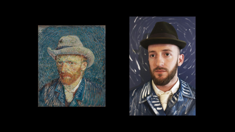 Meggi Mezek in Vincent van Gogh – Avtoportret