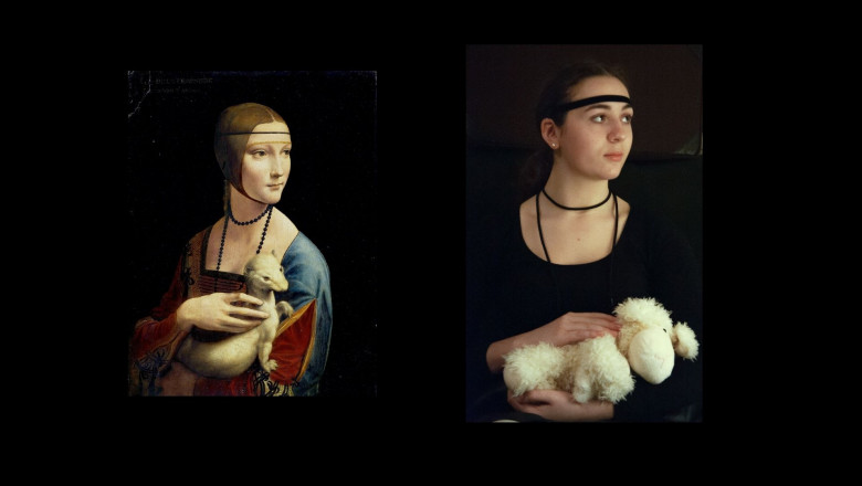 Petra Škrjanc in Leonardo da Vinci – Dama s hermelinom