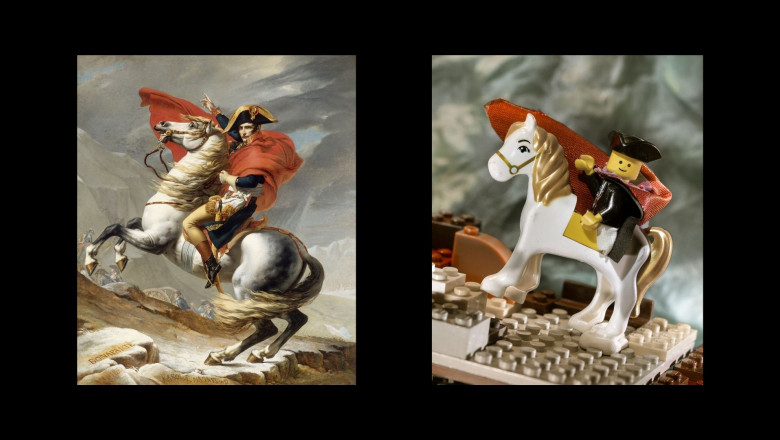 Petra Škrjanc in Jacques-Louis David – Napoleon prečka Alpe