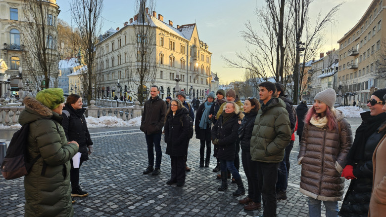 Udeleženci šole so si ogledali Ljubljano.