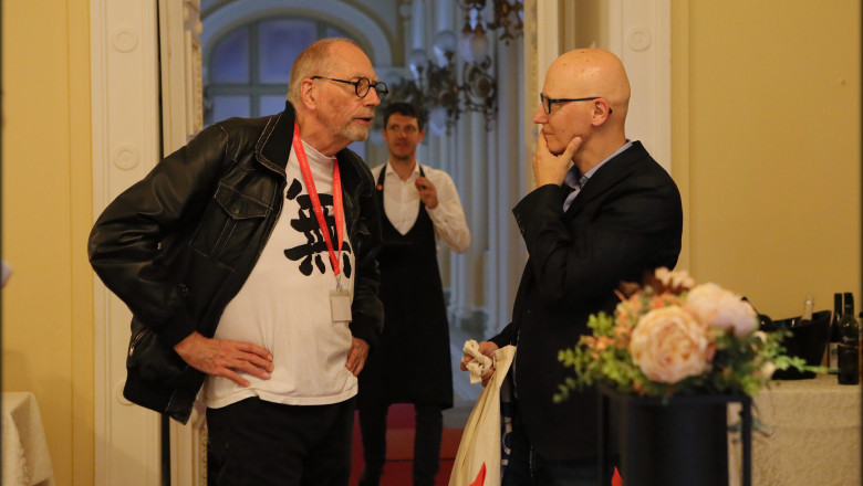 Left to right: Graham Priest and Gregor Moder