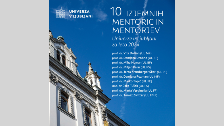 Med izbranimi mentoricami in mentorji je tudi prof. dr. Marta Verginella z Oddelka za zgodovino Filozofske fakultete (Anže Malovrh, STA; vir: Univerze v Ljubljani)